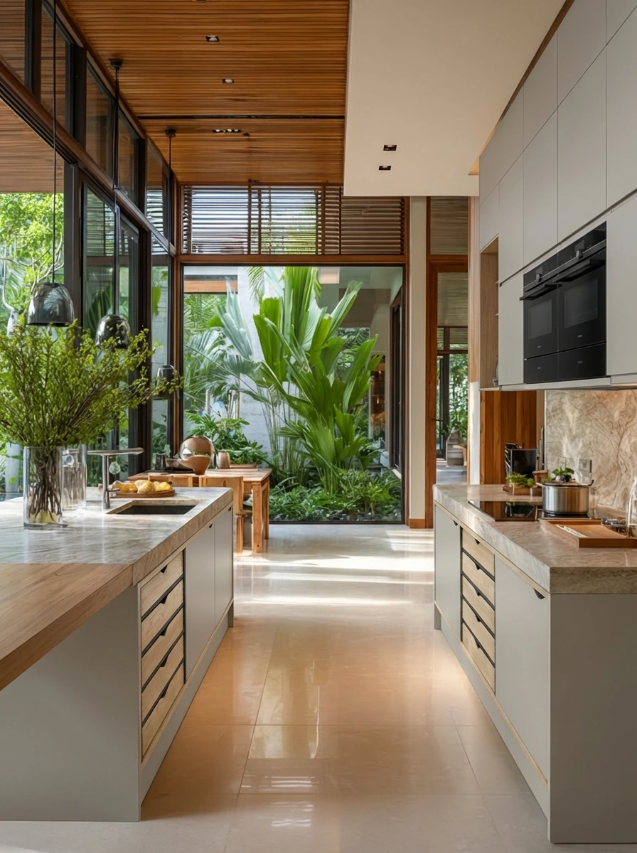 Kitchen tropical modern style